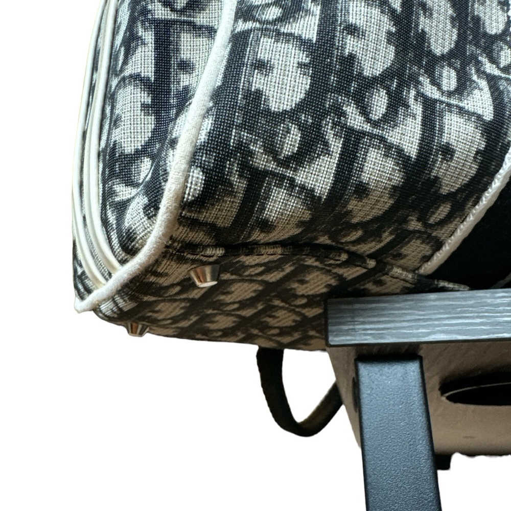 SOLD! Authentic Dior Trotter Coated Canvas Boston Bag - Picture 10 of 12